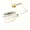Spinnerbait - single gold colorado blade with white skirt 2